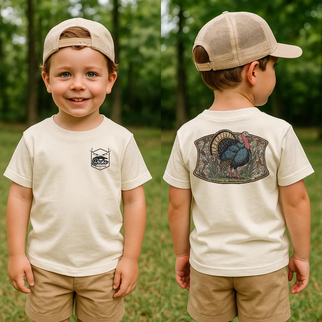 Turkey Woodland Patch — Tee or Sweatshirt