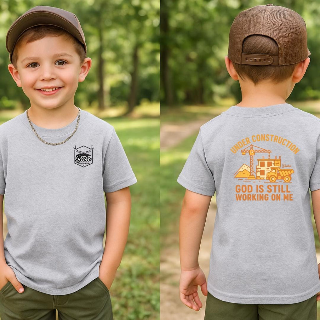 God Is Still Working on Me — Gold — Tee or Sweatshirt