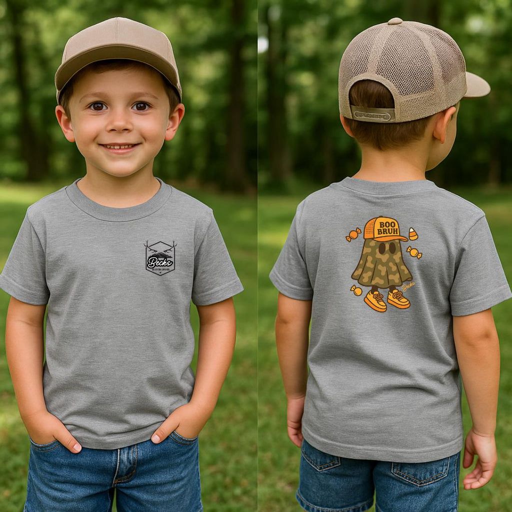 Boo Camo Ghost — Tee or Sweatshirt
