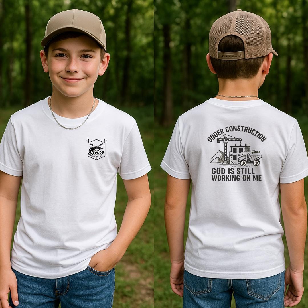 God Is Still Working on Me — Black — Tee or Sweatshirt