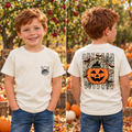 Camo Jack-O’-Lantern Halloween shirt front and back