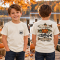 Spooky Fish Halloween shirt front and back